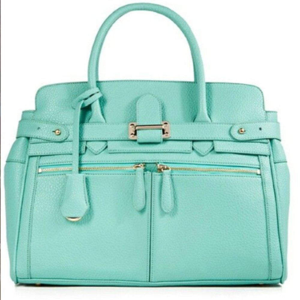 JUST FAB mint large tote